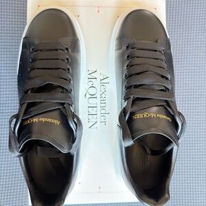 Authentic Alexander McQueen Charcoal and White Sneakers